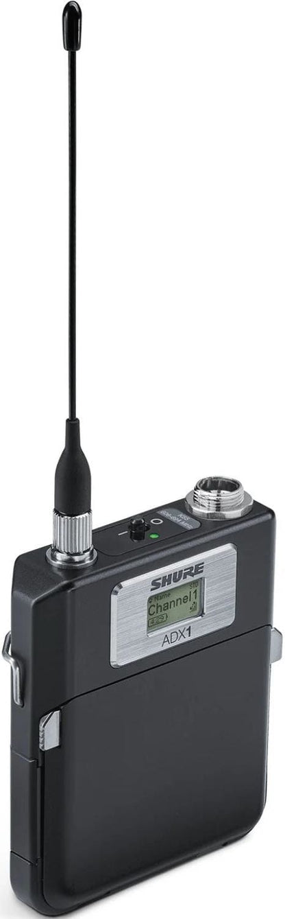 Shure Axient ADX1 Bodypack Transmitter, X55 Band - PSSL ProSound and Stage Lighting