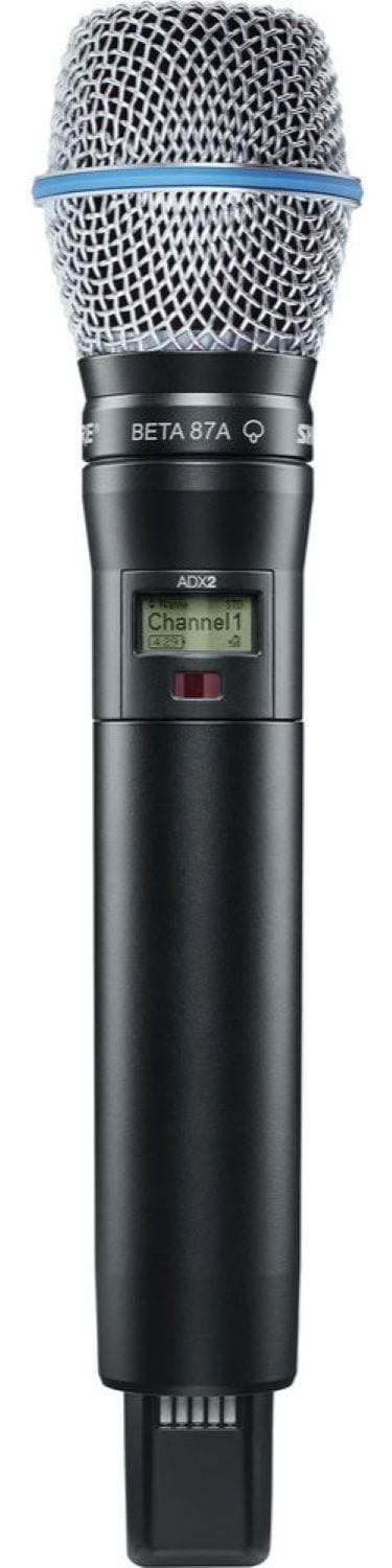 Shure Axient ADX2/B87A Handheld Wireless Microphone Transmitter, X55 Band - PSSL ProSound and Stage Lighting