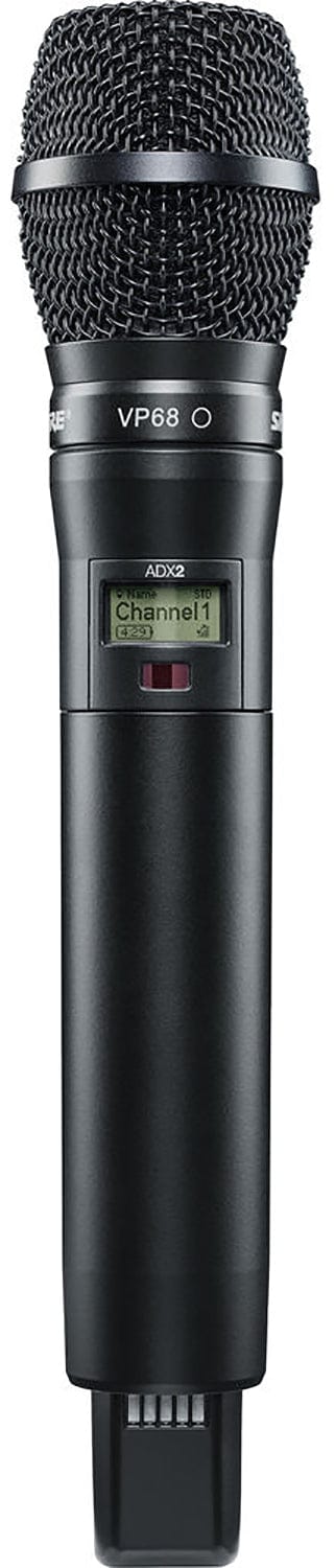Shure Axient ADX2/VP68 Handheld Wireless Microphone Transmitter, X55 Band - PSSL ProSound and Stage Lighting