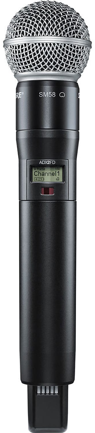 Shure Axient ADX2FD/SM58 Handheld Wireless Microphone Transmitter, G57 Band - PSSL ProSound and Stage Lighting