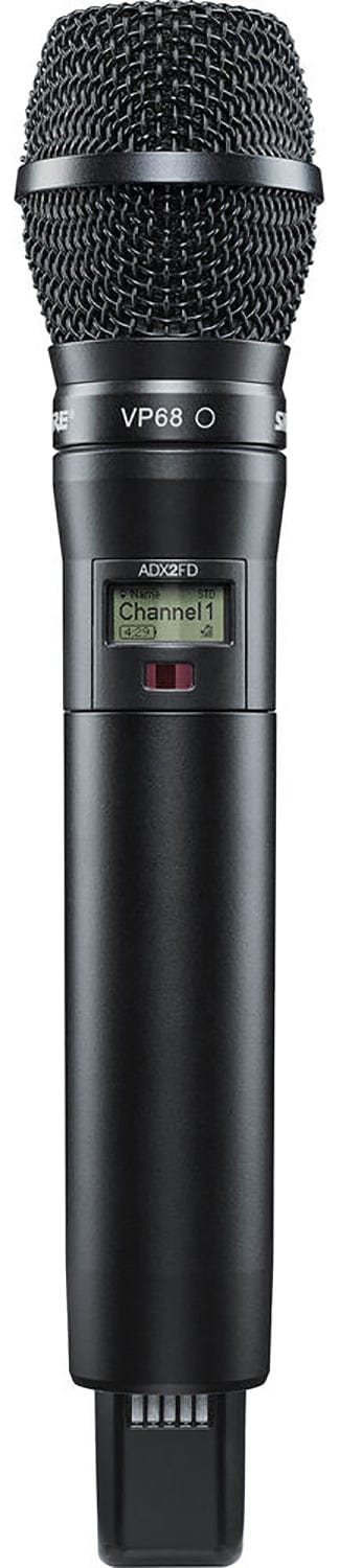 Shure Axient ADX2FD/VP68 Handheld Wireless Microphone Transmitter, X55 Band - PSSL ProSound and Stage Lighting