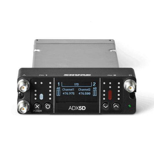 Shure ADX5DUSTA=-B ADX5D Portable Receiver, 606-810MHz TAA