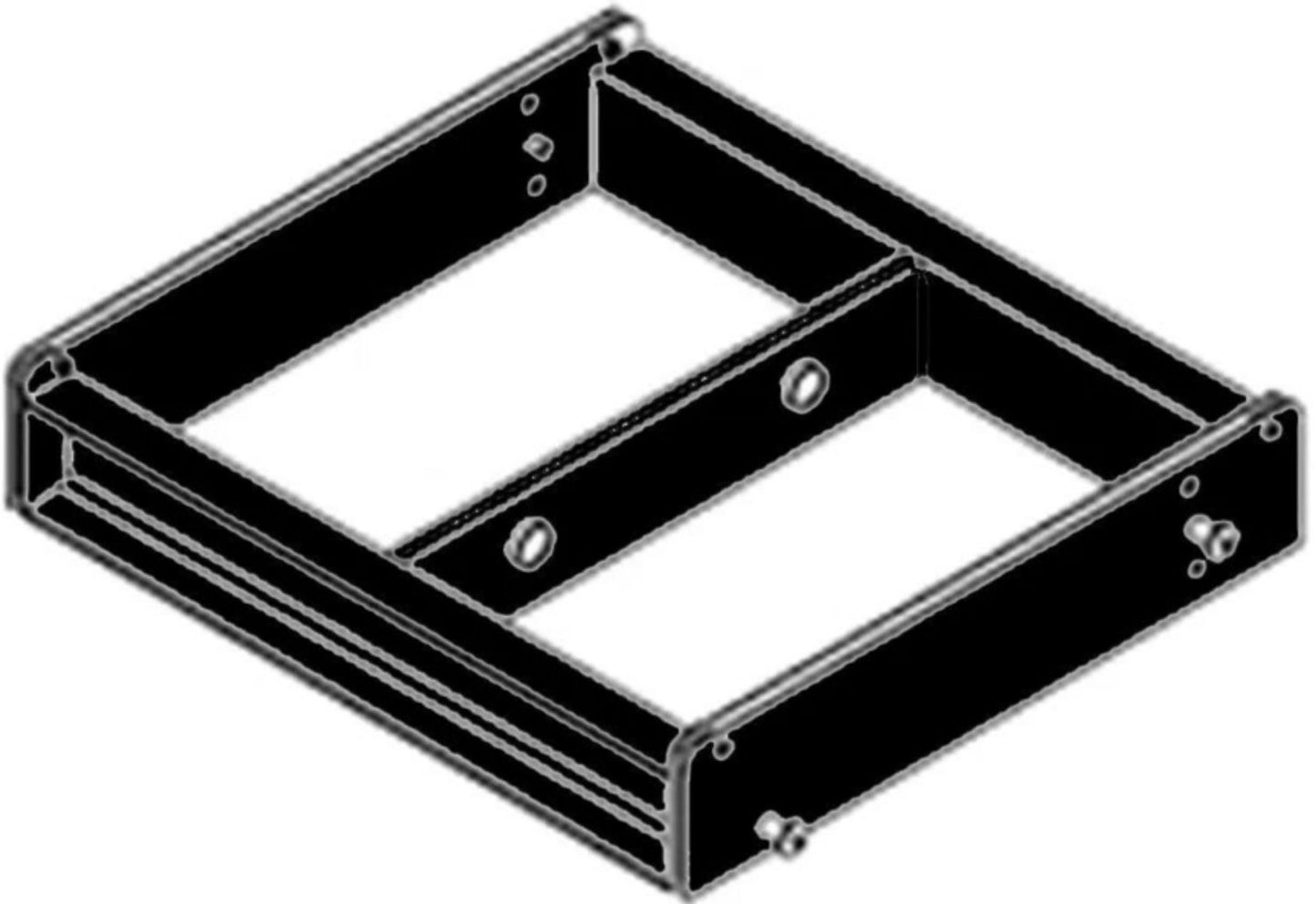 Q-SYS AF3082-S-BK Small Array Frame for WL3082 and WL212-SW - Black - PSSL ProSound and Stage Lighting