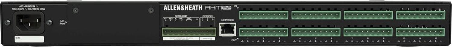 Allen & Heath AH-AHM-32 32x32 Audio Matrix Processor Compatible with IP1/IP6/IP8 Remote Control - PSSL ProSound and Stage Lighting