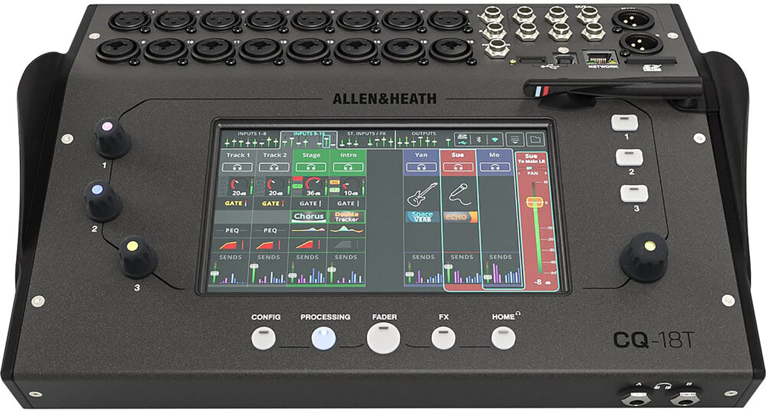 デジタルミキサー ALLEN&HEATH CQ-18T Allen & Heath CQ-18T Compact Digital Mixer