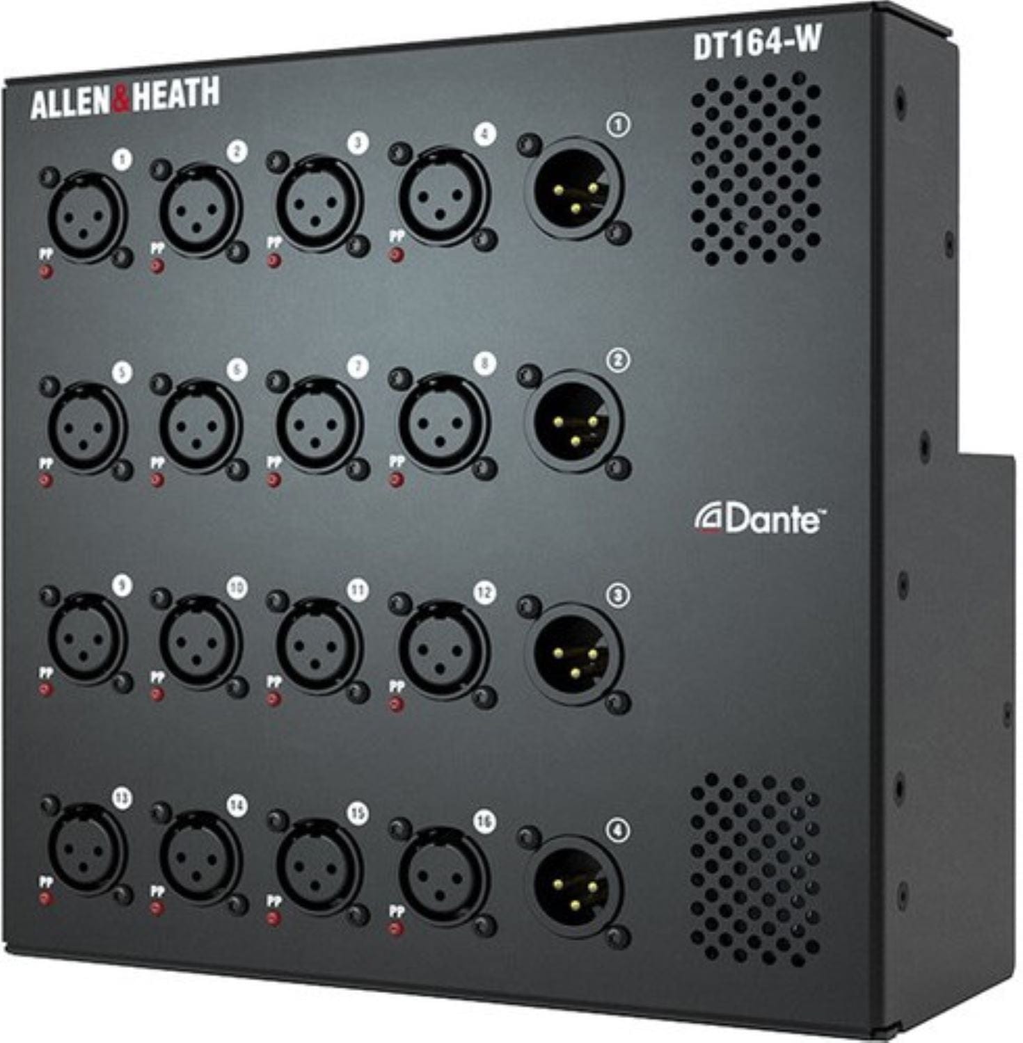 Allen & Heath AH-DT164-W 16 Input x 4 Output Dante Audio Expander Wall ...