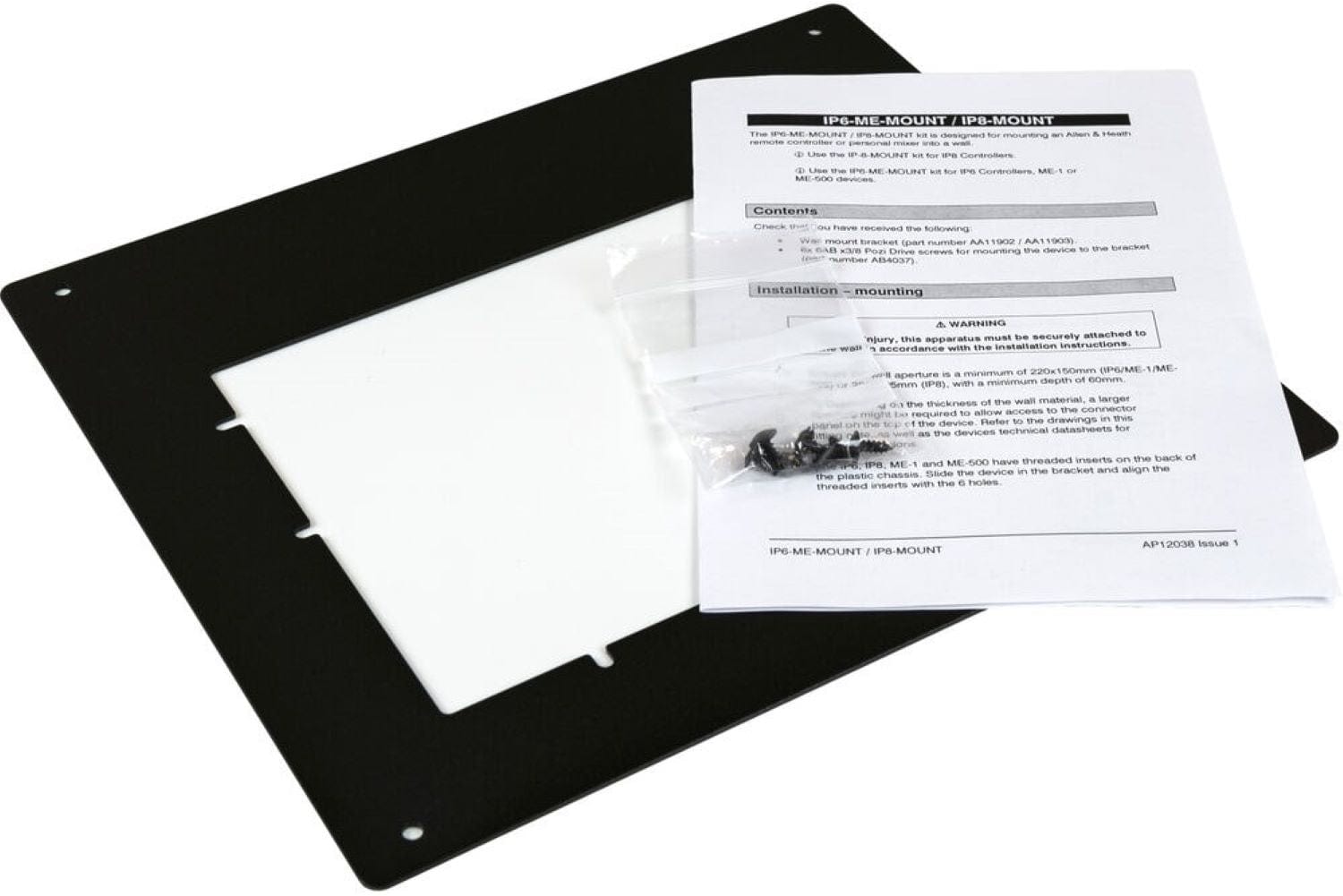 Allen & Heath AH-IP6-ME-MOUNT Mounting Bracket for IP6 Remote ...
