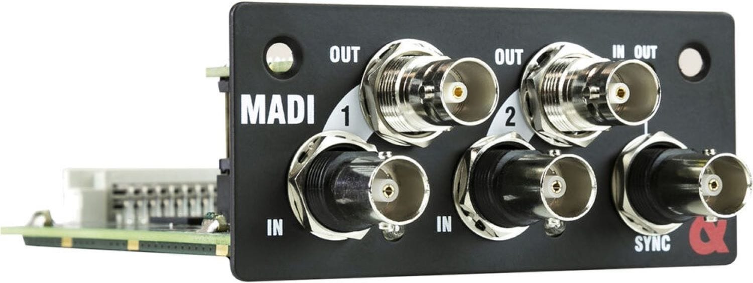 Allen & Heath AH-M-SQ-MADI-A 64 X 64 MADI Card for SQ / AHM Series - 96kHz / 48kHz - PSSL ProSound and Stage Lighting