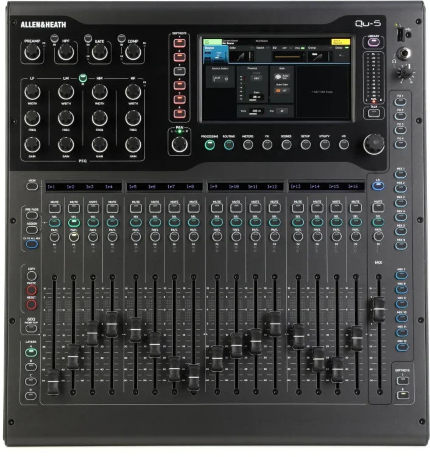 Table de mixage numérique Allen & Heath QU-5 38 canaux