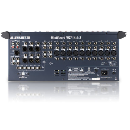Allen & Heath AH-WZ414:4:2 10 Mic Line + 2 stereo rack mount mixer, 6 aux sends, 4 band EQ with dual swept mids, 4 Subgroups, rack mount