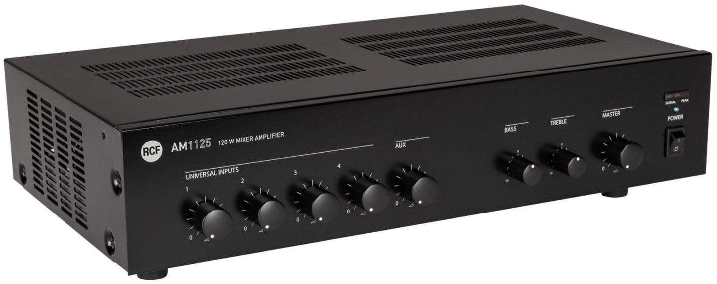 RCF AM 1125 5 Channel Digital Mixer / Amplifier - 160 Watt RMS - PSSL ProSound and Stage Lighting