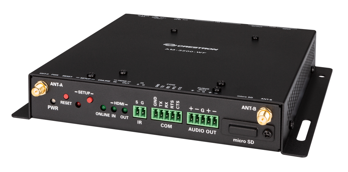 Crestron AM-3200-WF-I AirMedia Receiver 3200 with Wi-Fi Network Connectivity, International