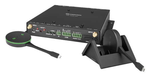Crestron AM3-212 KIT AirMedia Series 3 Kit with AM-3200-WF Receiver, two AM-TX3-100 Adaptors, and Cradle