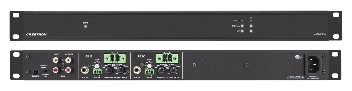 Crestron AMP-X500 X-Series Amplifier, 500 W