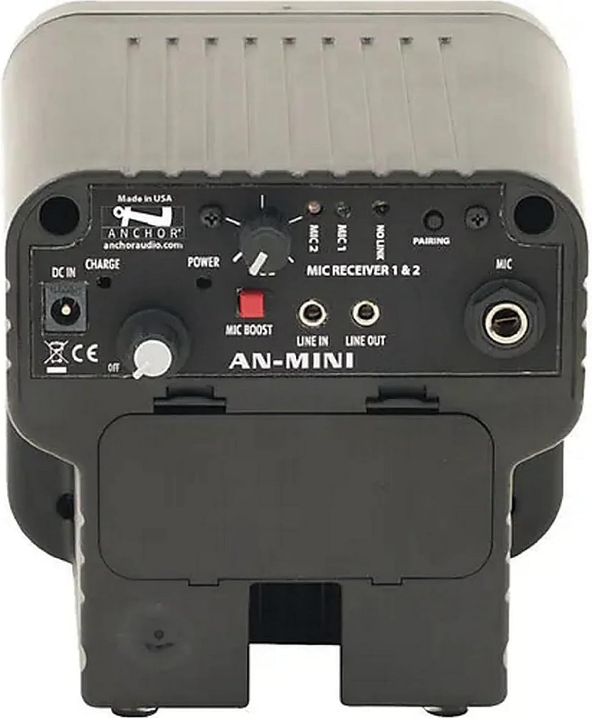 Anchor Audio MINI System ECO 1 MINI Portable PA, battery recharge kit, soft carry case, wired handheld microphoneModels Included: AN-MINIBT, RC-30, SOFT-MINI, MIC-50