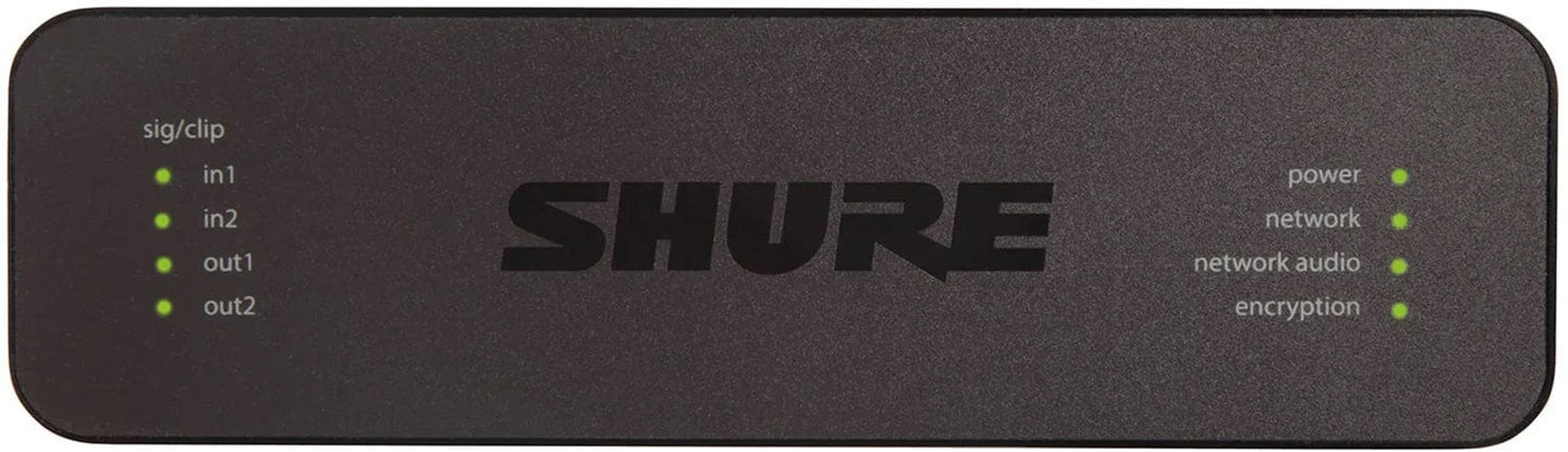 Shure ANI22-BLOCK 2 Channel In/2 Channel Out Block Connector Audio Network Interface with Dante