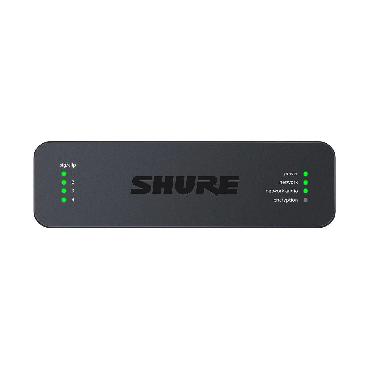 Shure ANI4IN-BLOCK-TA 4CH MIC/LINE IN-DNTE+LGC,1/3RU,BLOCK TAA