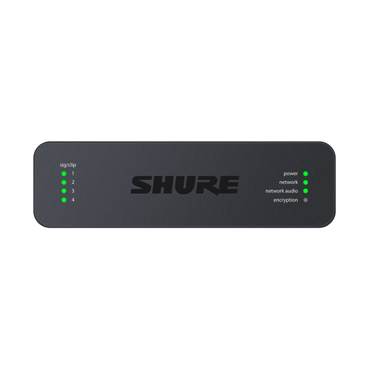 Shure ANI4IN-XLR-TA 4CH MIC/LINE IN-DNTE,1/3RU,XLR TAA