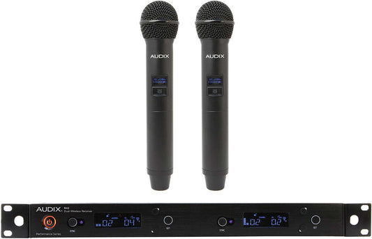 Audix AP42OM2B R42 2-Channel Diversity Receiver with 2x H60 / OM2 Microphones - 554-586 MHz - PSSL ProSound and Stage Lighting