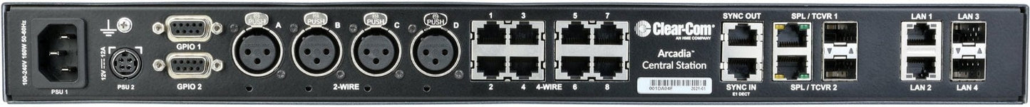 Clear-Com ARCADIA-X4-144P Arcadia Central Station with 144 Licensed Ports - 4 Pin Headset Connector - PSSL ProSound and Stage Lighting