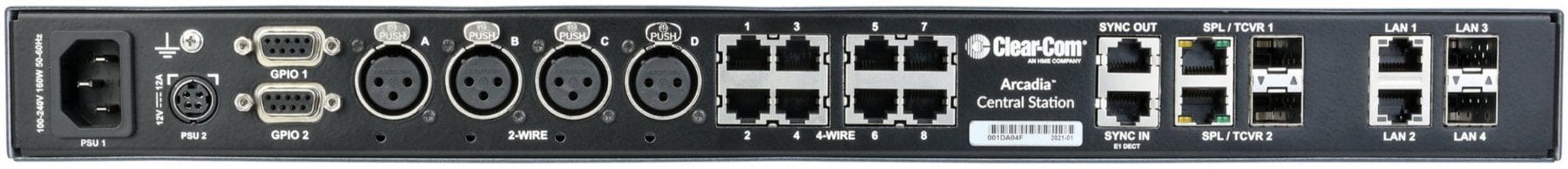 Clear-Com ARCADIA-X5-144P Arcadia Central Station with 144 Licensed Ports - 5 Pin Headset Connector - PSSL ProSound and Stage Lighting