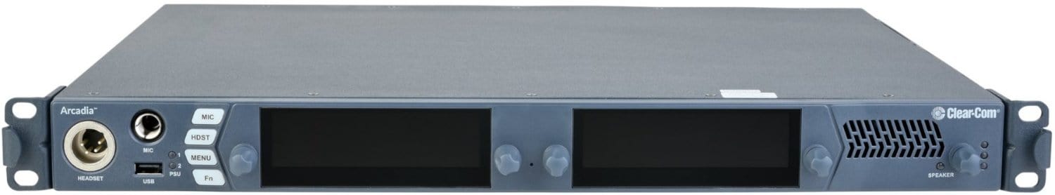 Clear-Com Arcadia Central Station 96 Licensed Ports 1RU with HelixNet 4-Wire / 2-Wire with Dante - ProSound and Stage Lighting