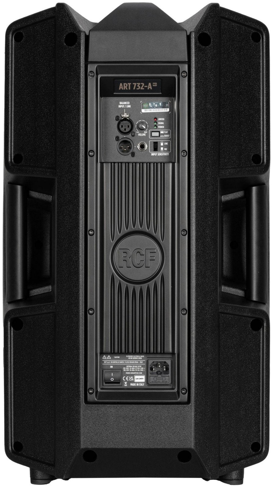 RCF ART 732-A MK5 Active 12 Inch 2-Way 1400 Watt Powered Speaker with 3 Inch Compression Driver - PSSL ProSound and Stage Lighting