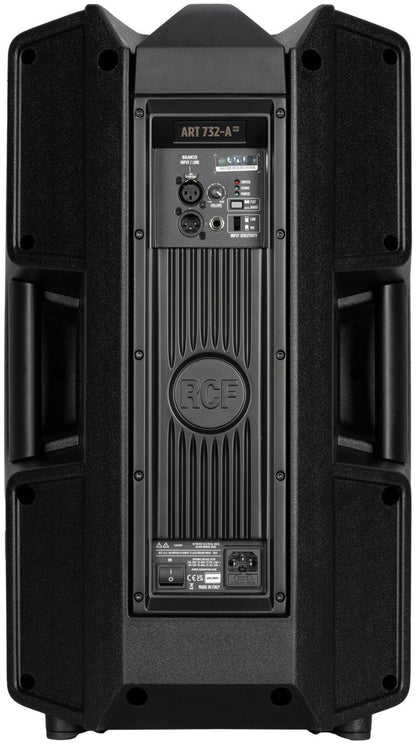 RCF ART 732-A MK5 Active 12 Inch 2-Way 1400 Watt Powered Speaker with 3 Inch Compression Driver - PSSL ProSound and Stage Lighting