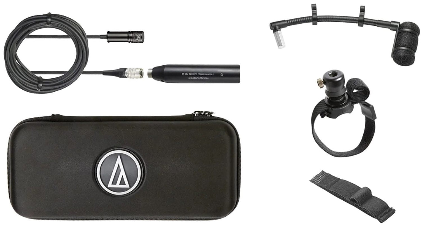 Audio-Technica ATM350W Instrument Microphone with Mount / 5" Gooseneck / Woodwind Mount - PSSL ProSound and Stage Lighting