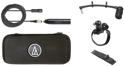 Audio-Technica ATM350W Instrument Microphone with Mount / 5" Gooseneck / Woodwind Mount - PSSL ProSound and Stage Lighting