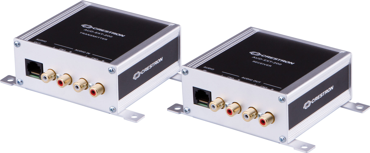 Crestron AUD-EXT-100 Audio over CAT5 Extender for One Unbalanced Stereo Signal