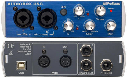 PreSonus AudioBox USB 2x2 Audio Interface - ProSound and Stage Lighting