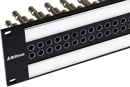 Bittree B64T1MWNHD Midsize Coax Video Patchbay - PSSL ProSound and Stage Lighting