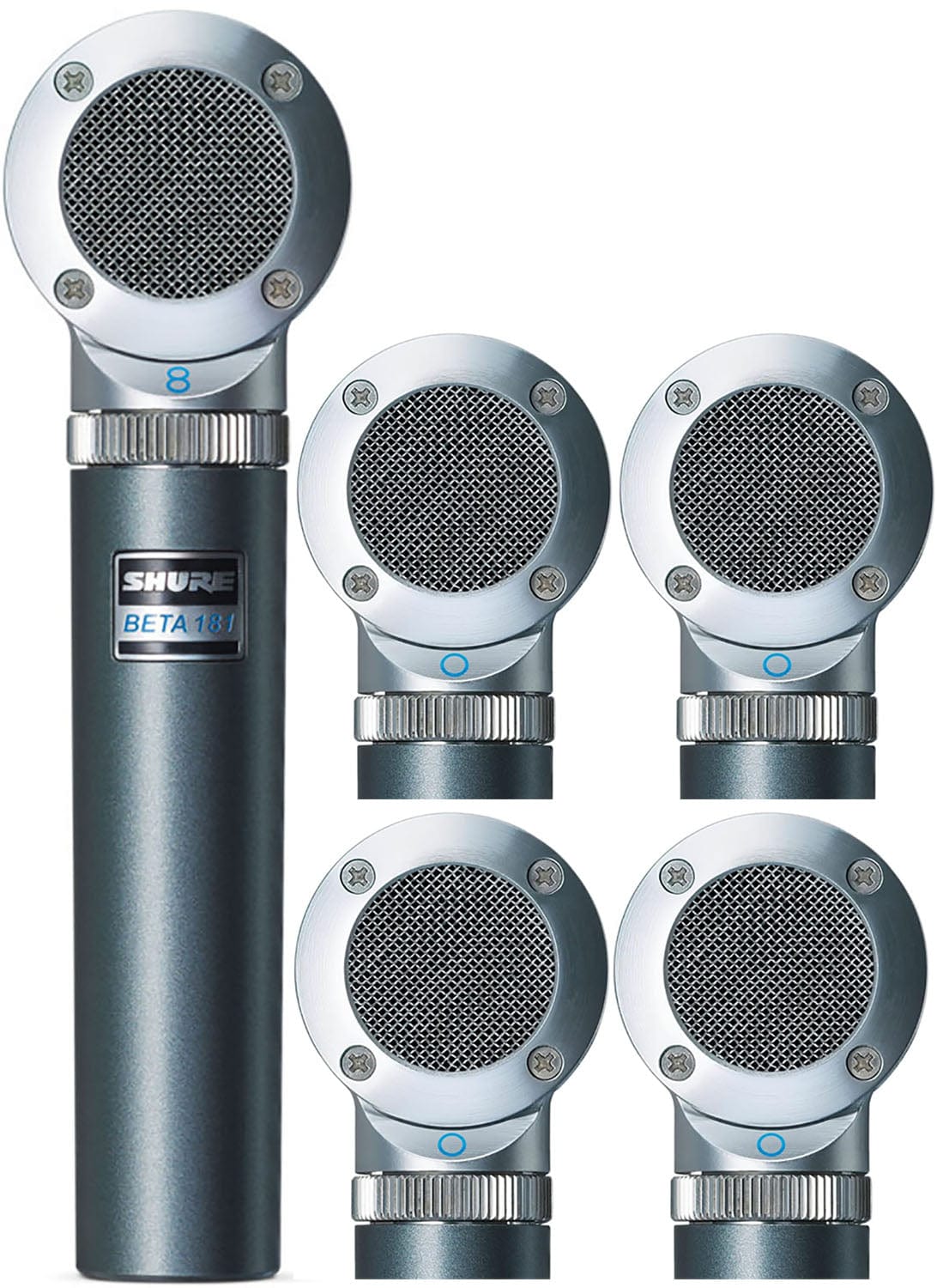 Shure BETA-181/KIT Side-Address Instrument Microphone with 4x Interchangeable Capsules - PSSL ProSound and Stage Lighting