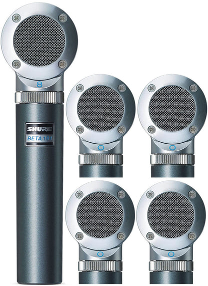 Shure BETA-181/KIT Side-Address Instrument Microphone with 4x Interchangeable Capsules - PSSL ProSound and Stage Lighting