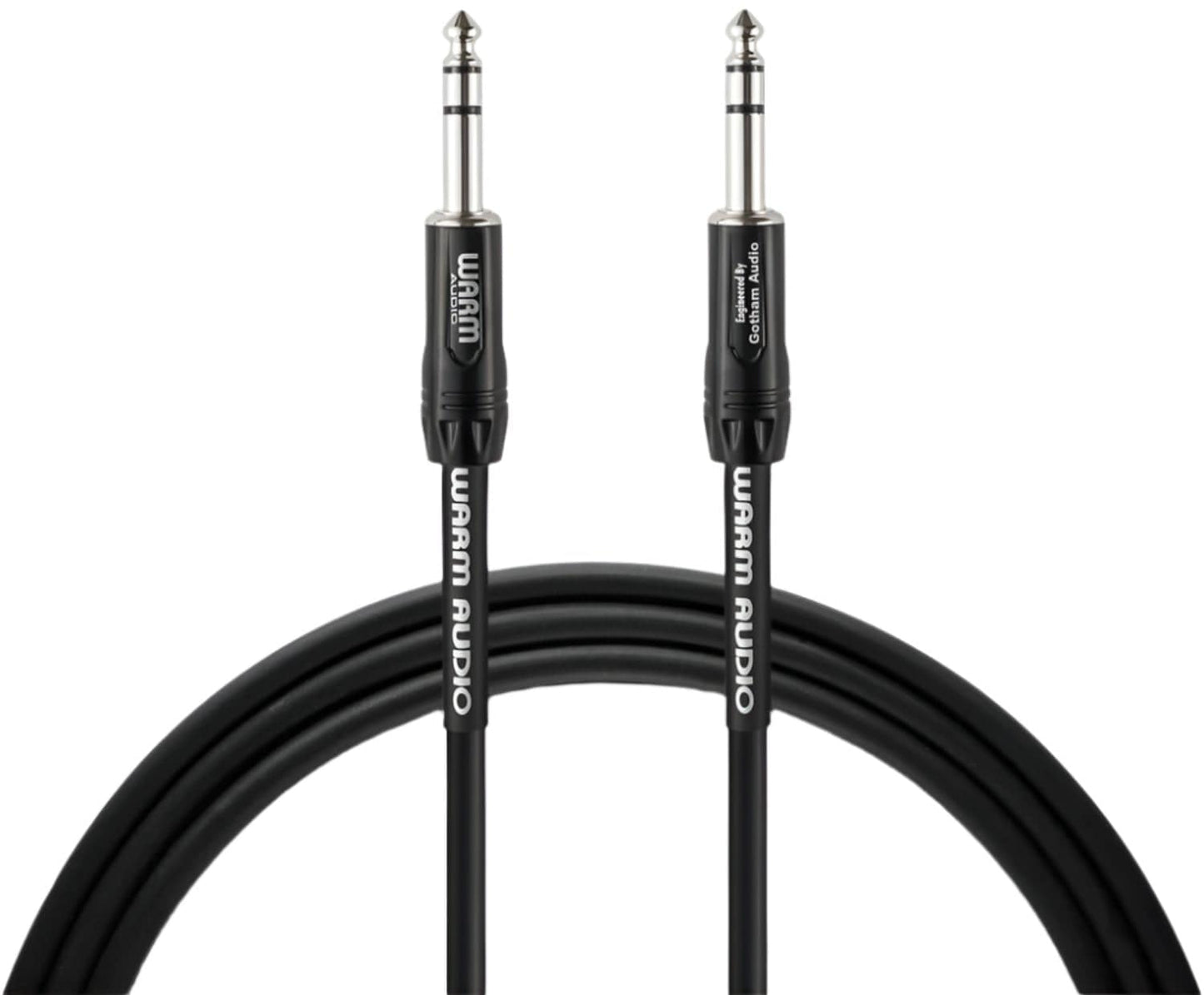 Warm Audio PRO-TRS-5 Pro Series 5 Foot TRS Instrument Cable - Black - PSSL ProSound and Stage Lighting