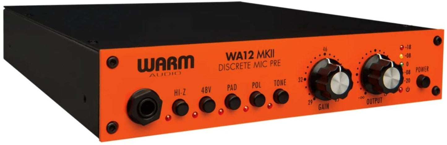 Warm Audio WA12-MKII-ORANGE Single Channel Preamplifier - Orange - PSSL ProSound and Stage Lighting