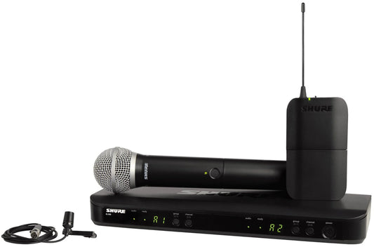 Shure BLX1288 Wireless Combo System w/ PG58 Handheld and CVL Lavalier, H11 Band - PSSL ProSound and Stage Lighting