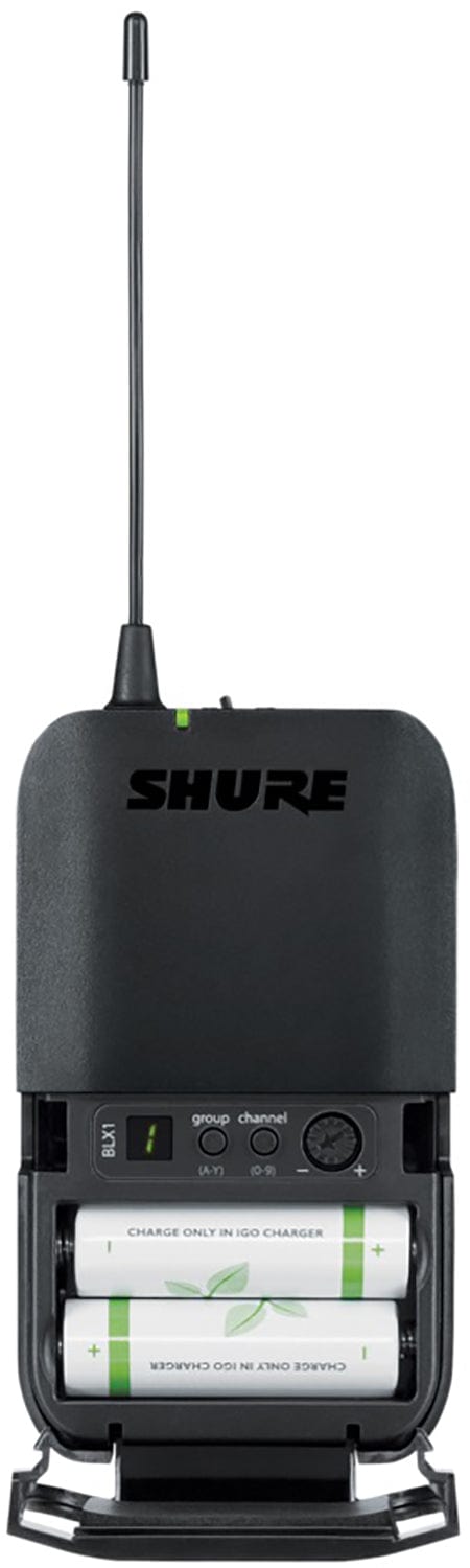 Shure BLX1288 Wireless Combo System w/ PG58 Handheld and CVL Lavalier, H11 Band - PSSL ProSound and Stage Lighting