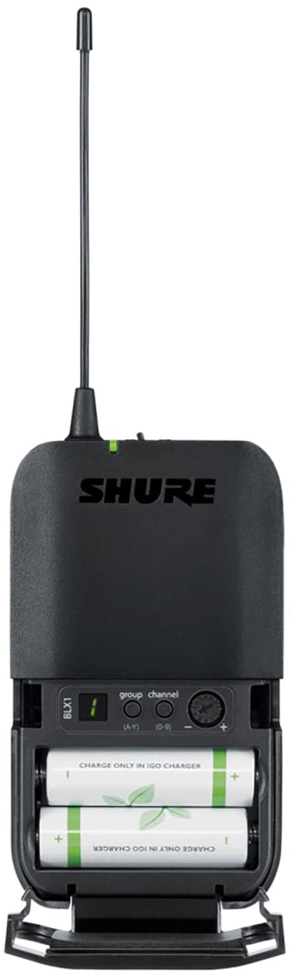 Shure BLX1288 Wireless Combo System w/ PG58 Handheld and CVL Lavalier, J11 Band - PSSL ProSound and Stage Lighting