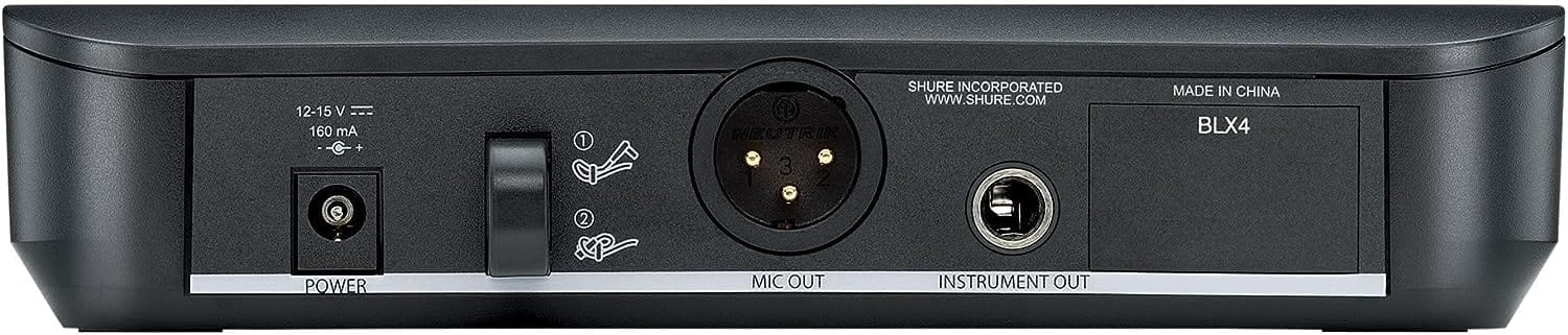 Shure BLX14 Wireless System for Guitarists, H11 Band - PSSL ProSound and Stage Lighting