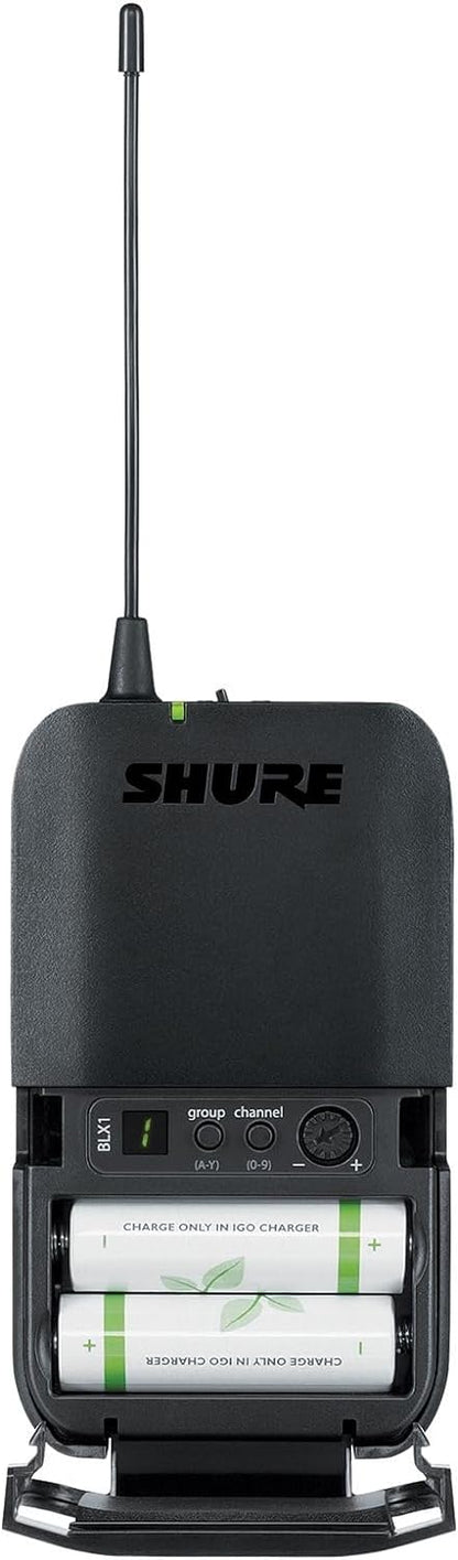 Shure BLX14 Wireless System for Guitarists, J11 Band - PSSL ProSound and Stage Lighting