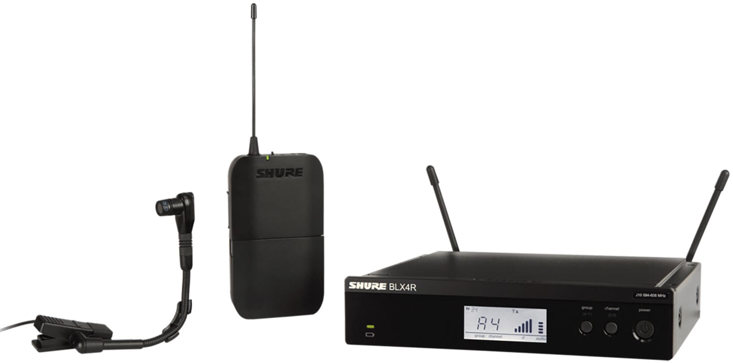 Shure BLX14R Wireless Rack-mount Instrument System with Beta 98H/C Clip ...