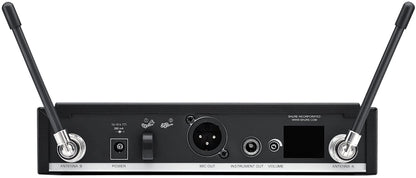 Shure BLX14R Wireless Rack-mount Instrument System w/ Beta 98H/C Clip-on Gooseneck Mic, J11 Band - PSSL ProSound and Stage Lighting