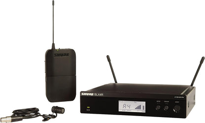 Shure BLX14R Wireless Rack-mount Presenter System w/ WL185 Lavalier Microphone, H11 Band -PSSL ProSound and Stage Lighting