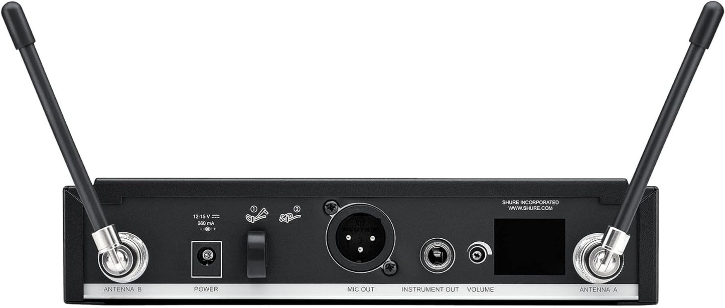 Shure BLX14R Wireless Rack-mount Presenter System w/ WL185 Lavalier Microphone, H11 Band -PSSL ProSound and Stage Lighting