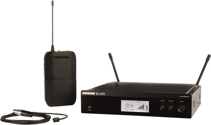 Shure BLX14R Wireless Rack-mount Presenter System w/ WL93 Miniature Lavalier Microphone, H11 Band - PSSL ProSound and Stage Lighting