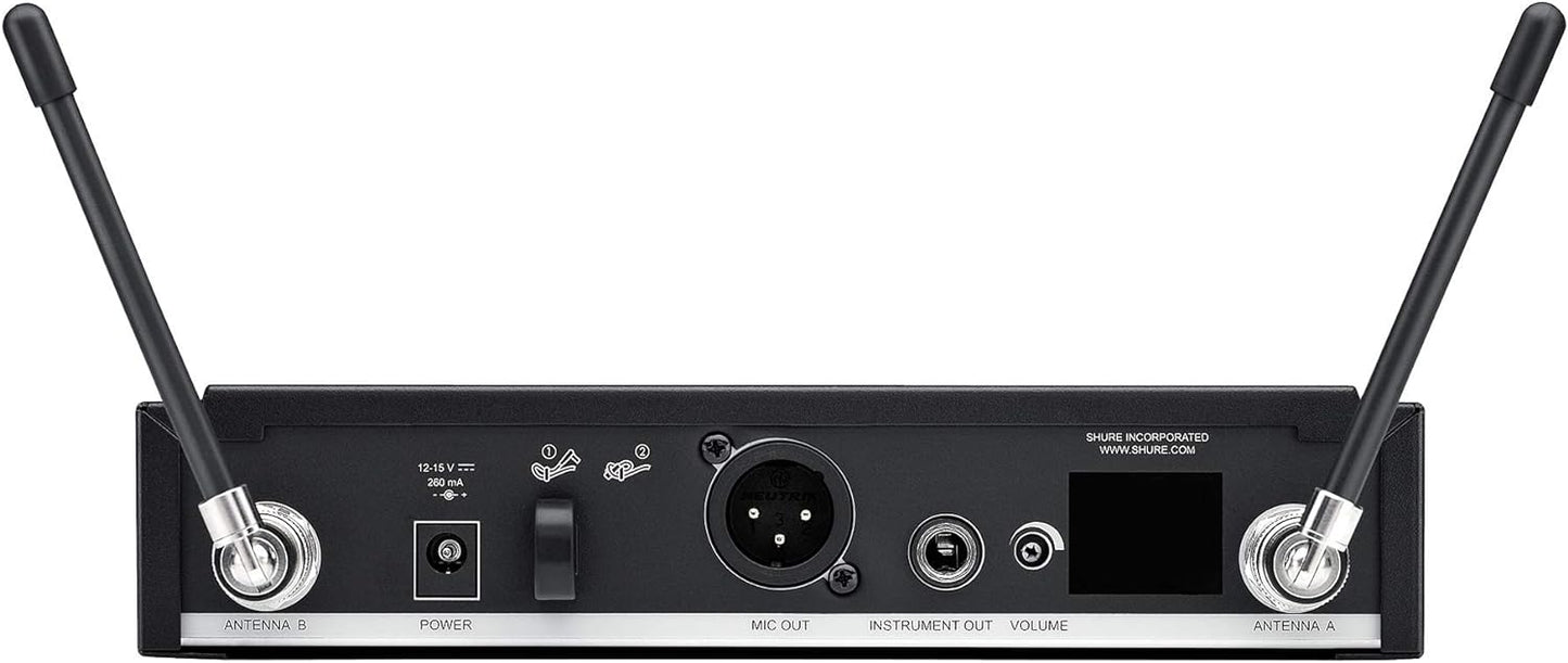 Shure BLX14R Wireless Rack-mount Presenter System w/ WL93 Miniature Lavalier Microphone, J11 Band - PSSL ProSound and Stage Lighting