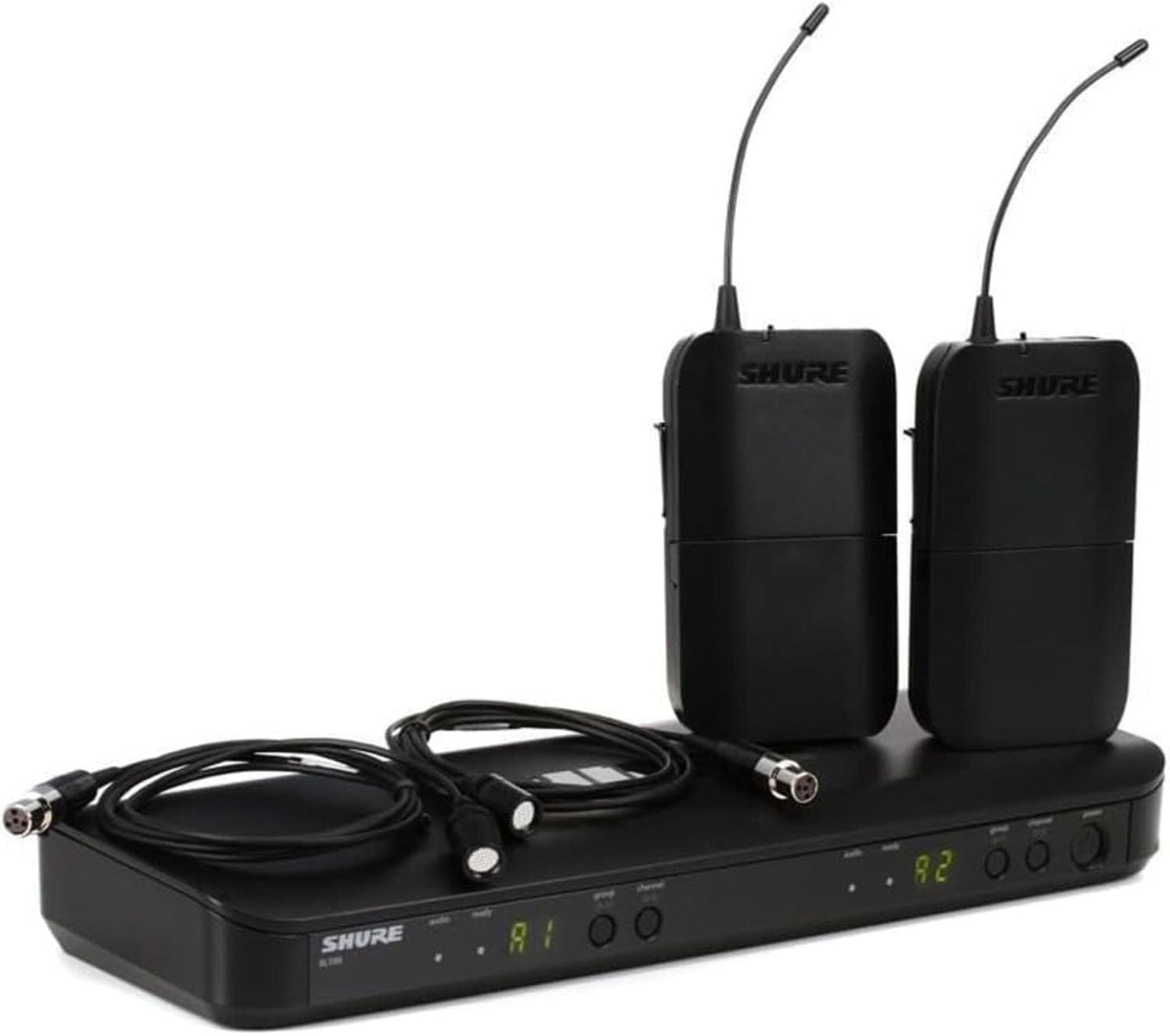 Shure BLX188 Wireless Dual Presenter System w/ Two CVL Lavalier Microphones, J11 Band - PSSL ProSound and Stage Lighting