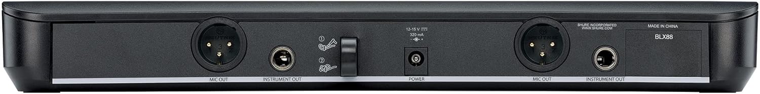 Shure BLX188 Wireless Dual Presenter System w/ Two CVL Lavalier Microphones, J11 Band - PSSL ProSound and Stage Lighting